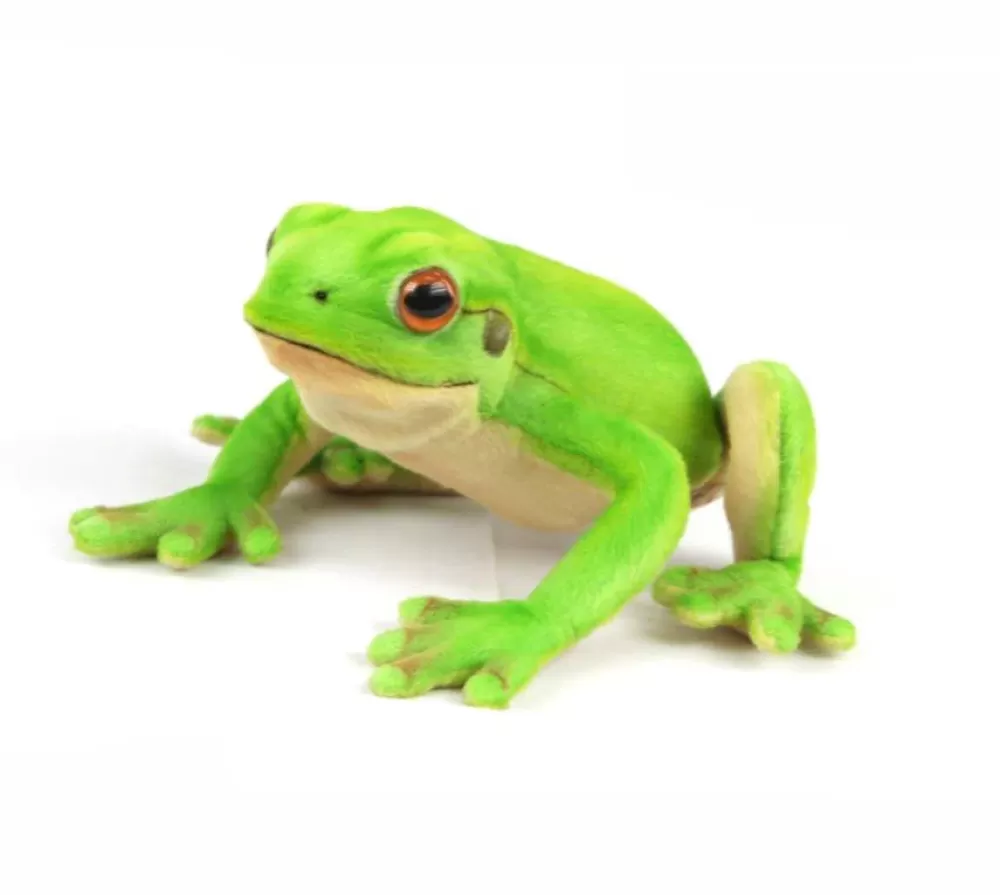 Fletcher | Green Tree Frog>The Teddy Bear Shop Store