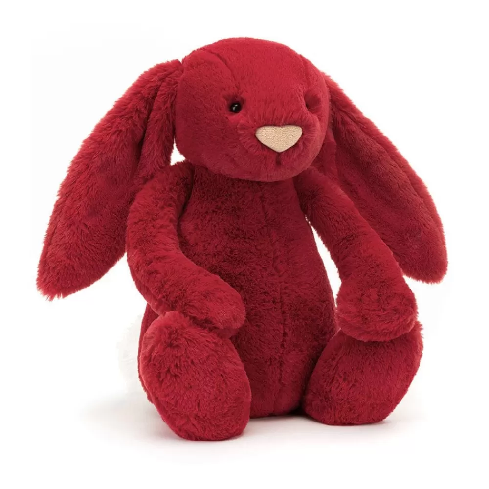 Jellycat Bashful Luxe Bunny Scarlet | Big>The Teddy Bear Shop Fashion