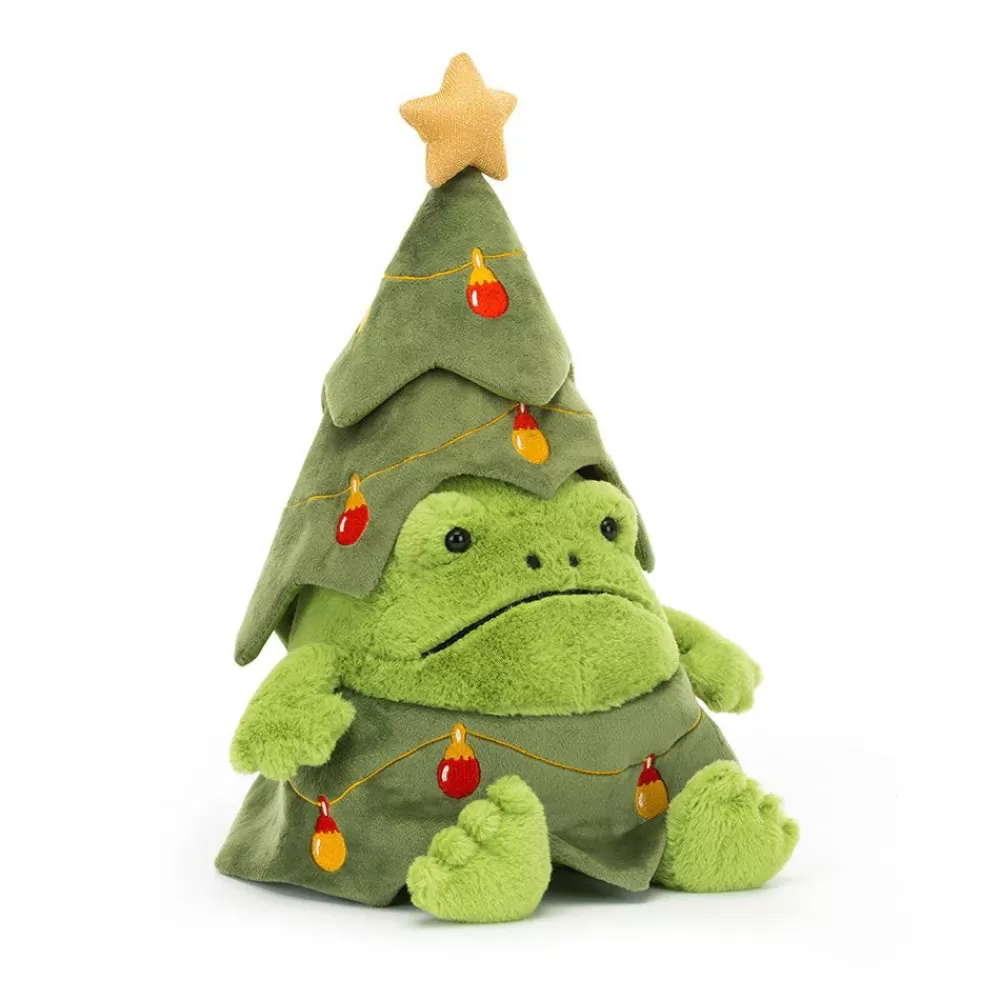 Jellycat Christmas Tree Ricky Rain Frog>The Teddy Bear Shop Shop