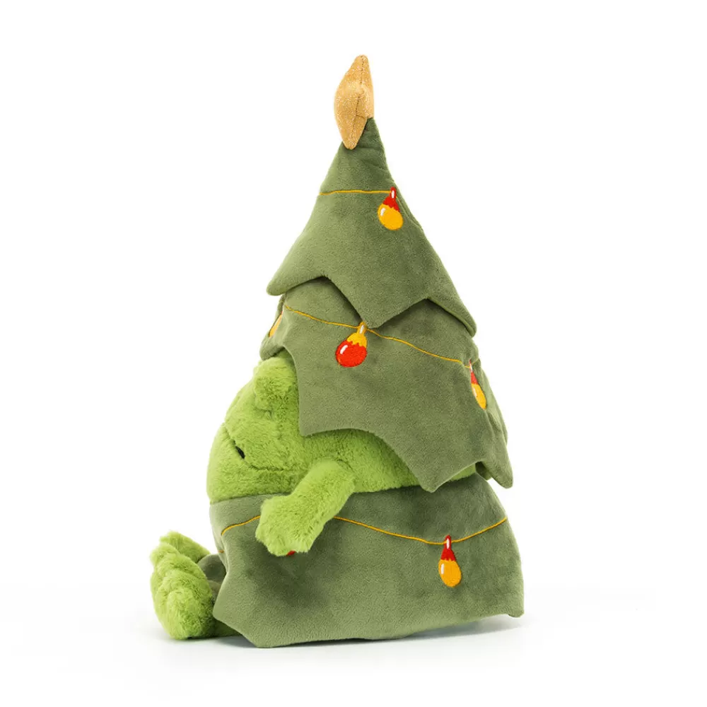 Jellycat Christmas Tree Ricky Rain Frog>The Teddy Bear Shop Shop