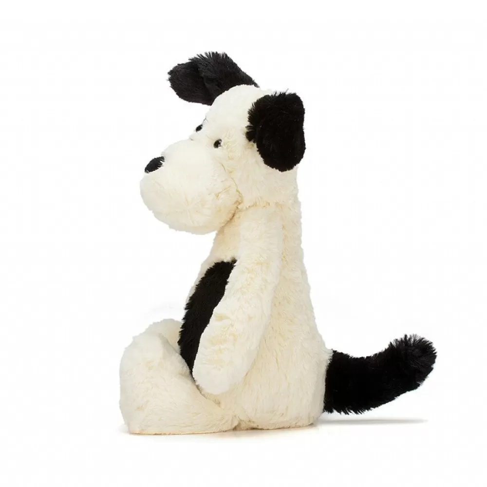 Patch | Bashful Black and Cream Puppy - Little>The Teddy Bear Shop Clearance