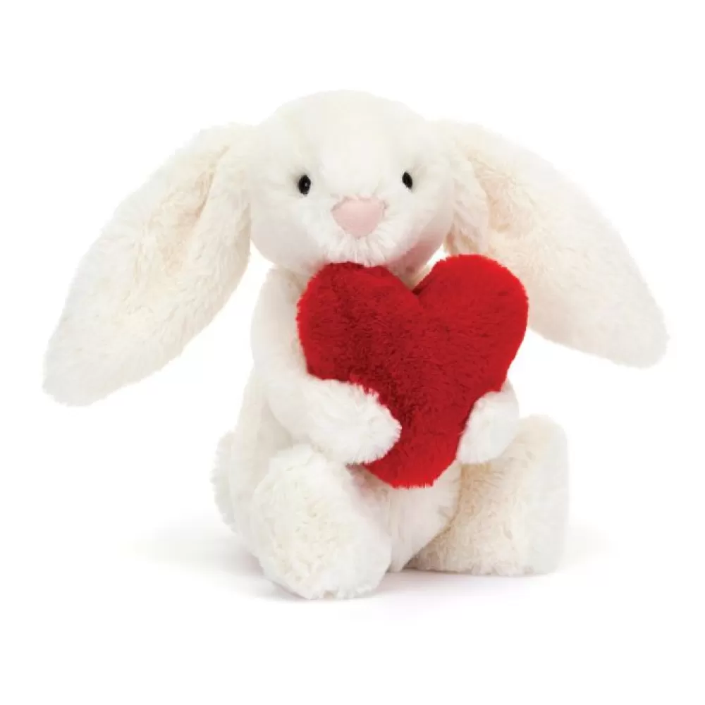 Rose | Bashful Red Love Heart Bunny Little>The Teddy Bear Shop Best