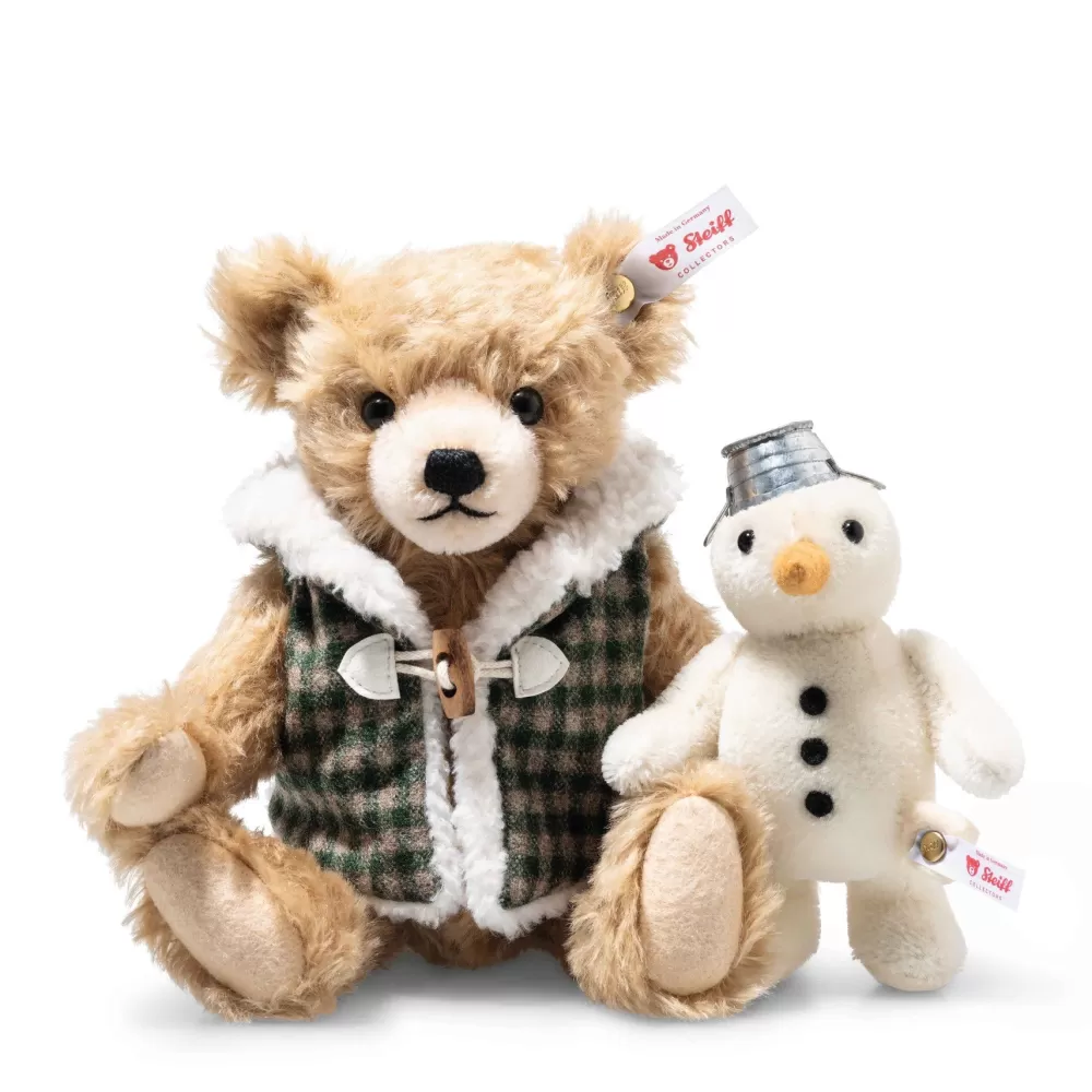 Steiff Christmas Teddy Bear with Snowman>The Teddy Bear Shop Cheap