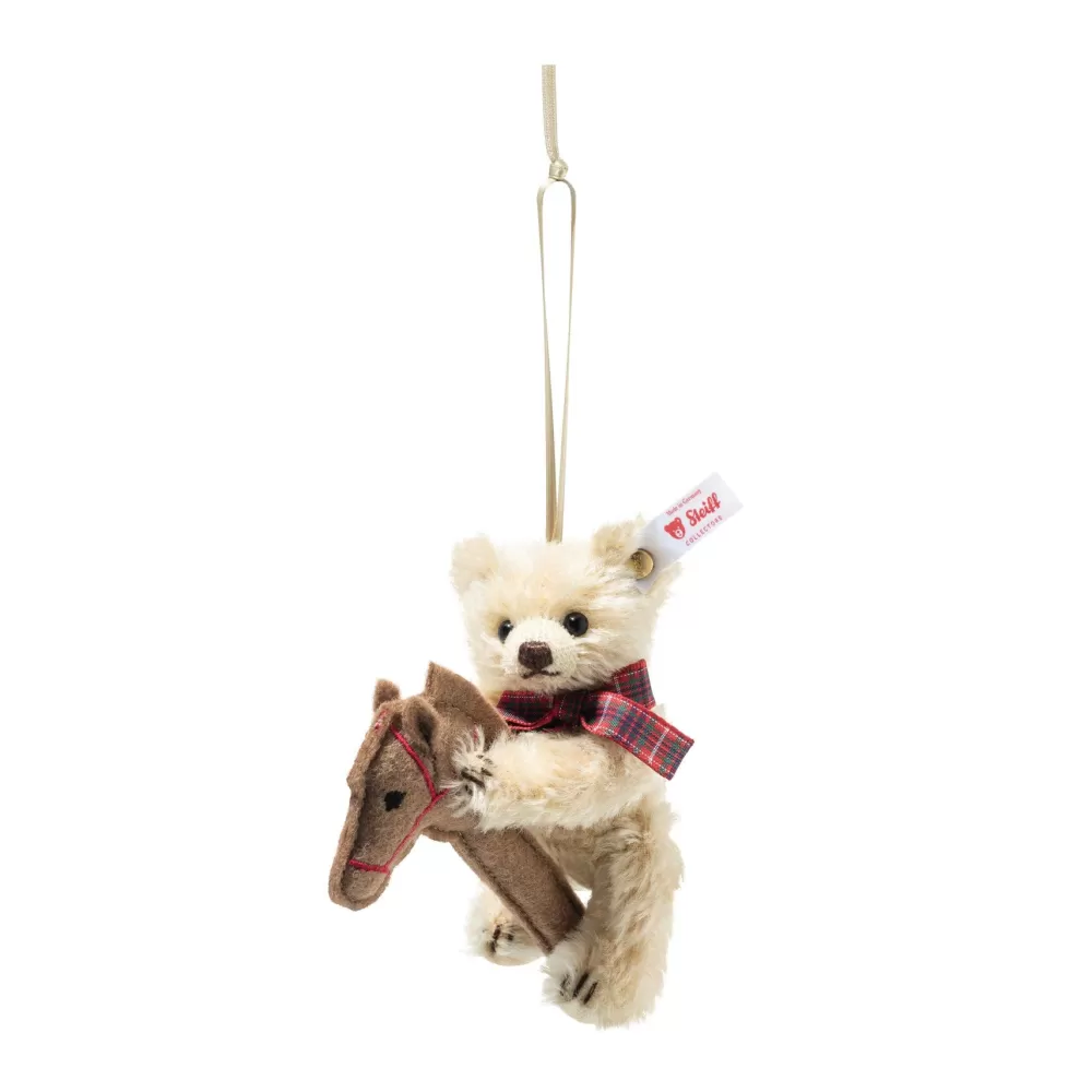 Teddy bear ornament on hobby horse>The Teddy Bear Shop Cheap